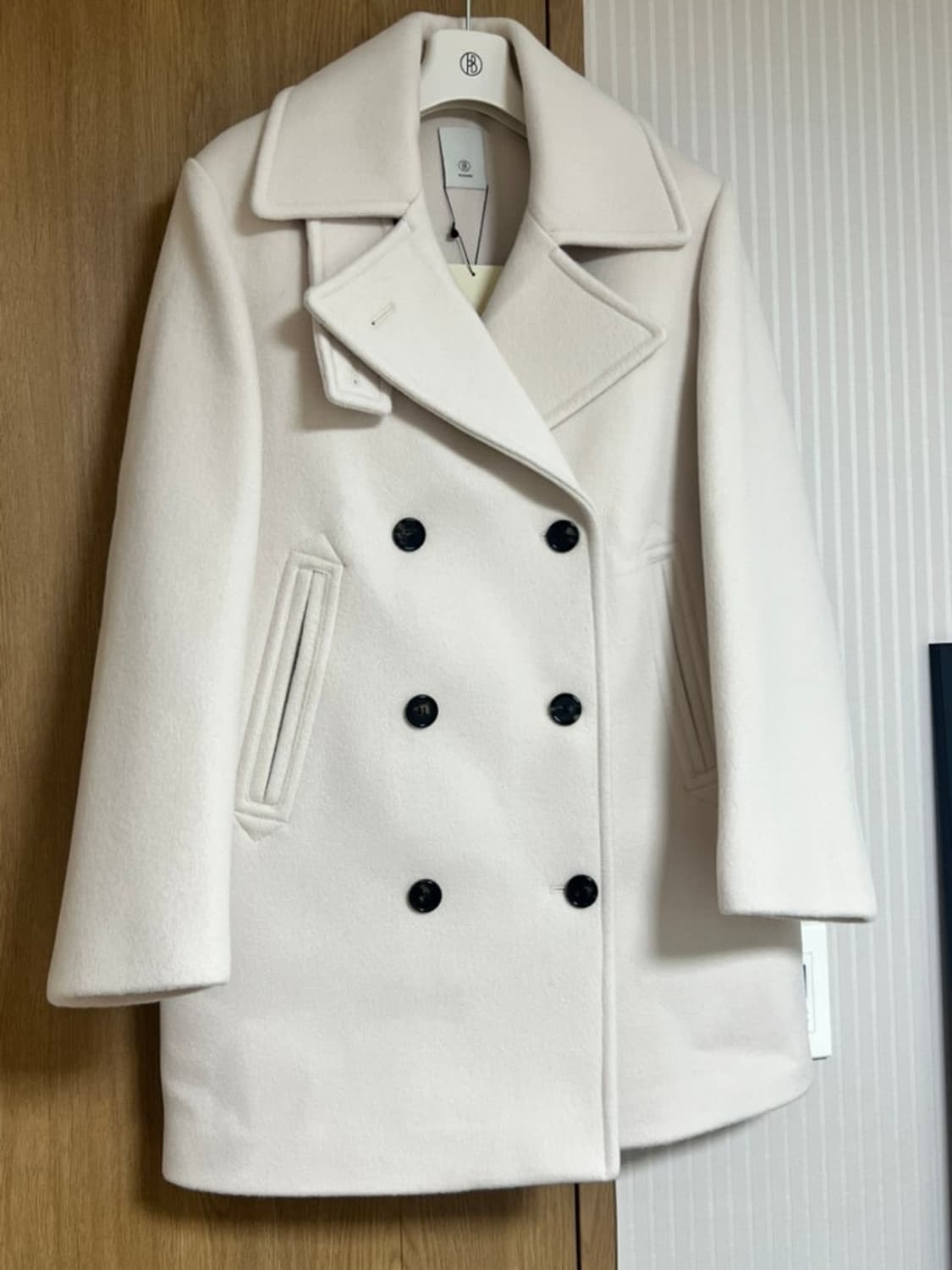 블러썸에이치 MARAE 울 캐시미어 피코트 상품이미지8