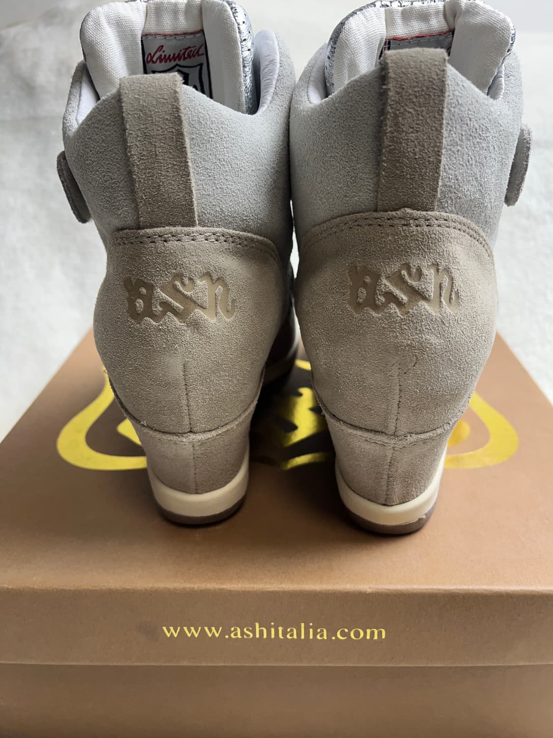 [39] 아쉬 하이탑 웨지 스니커즈 || 250 실버그레이 상품이미지5