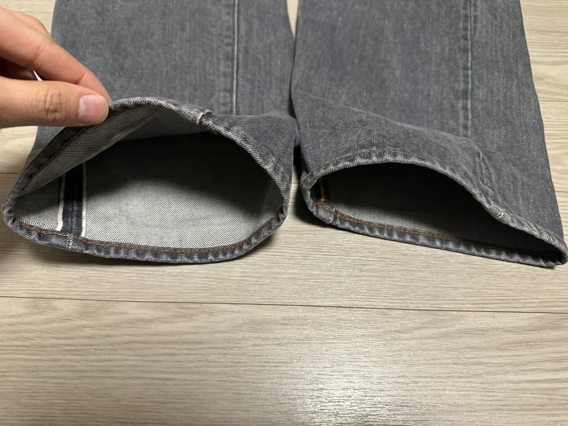 시오타 뉴테이퍼드 5 포켓 팬츠 미디엄그레이 상품이미지4