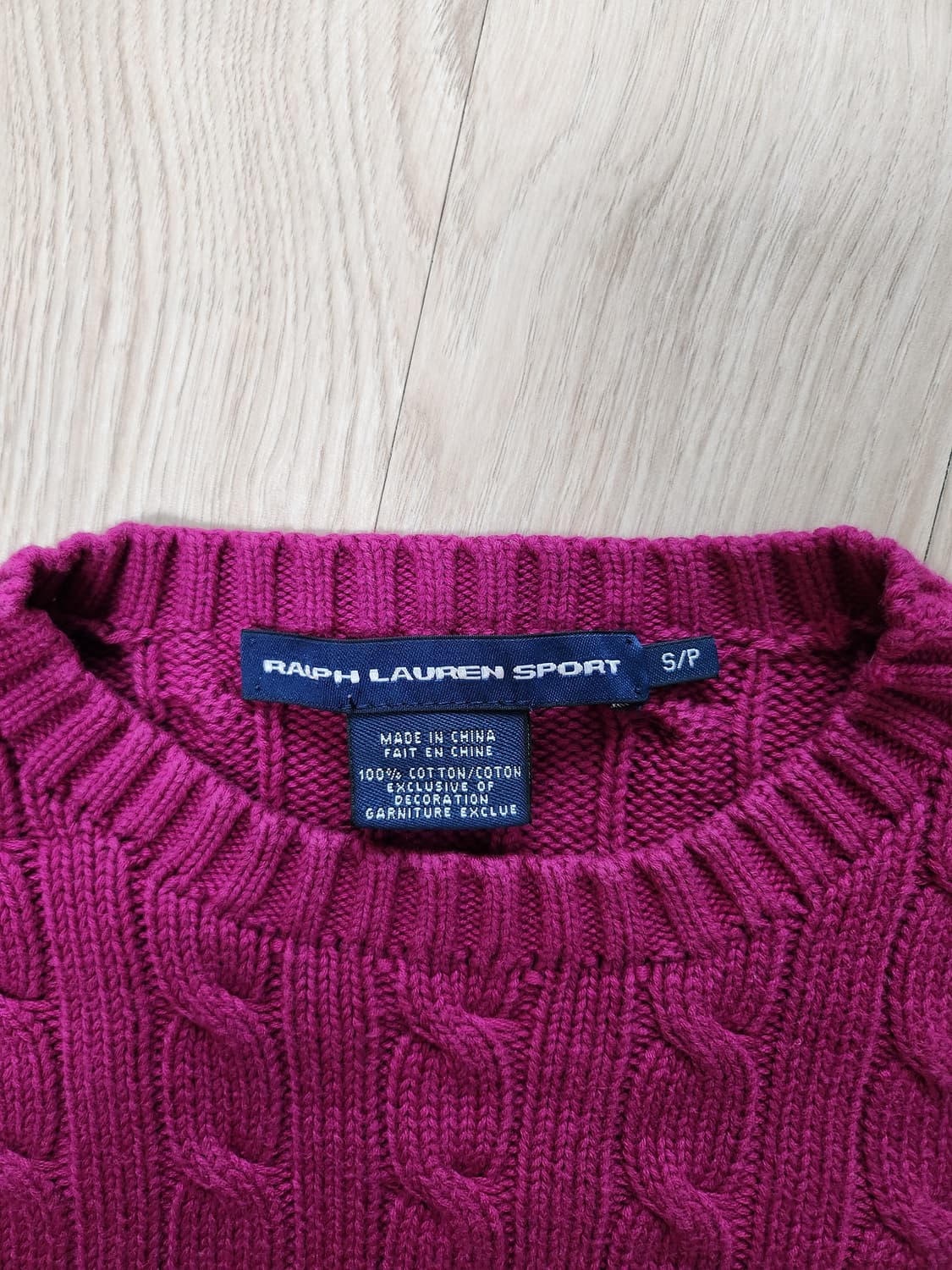 폴로랄프로렌 스포츠케이블니트 (S 상품이미지8