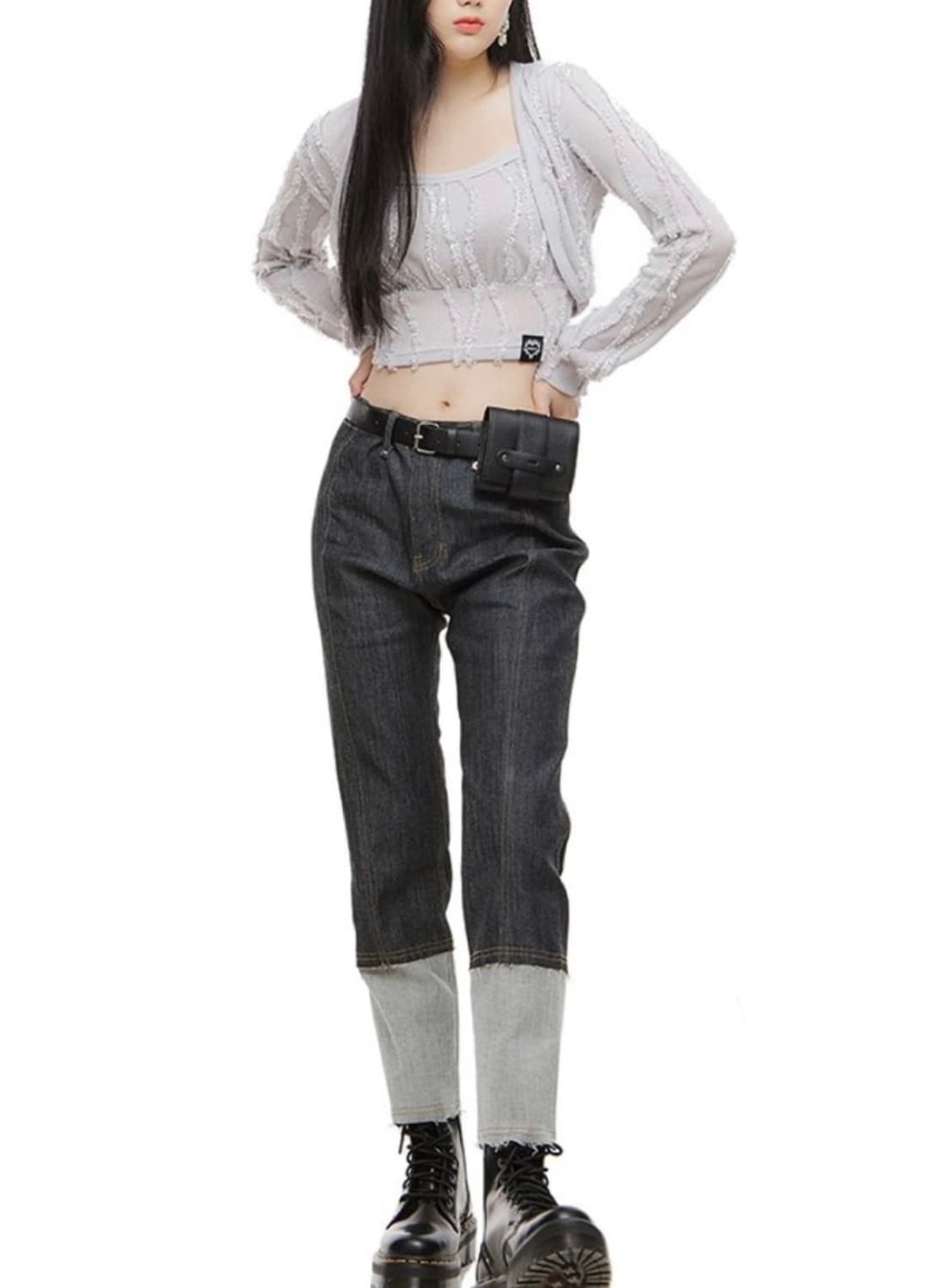 [새상품] 느와 데님 팬츠 상품이미지1