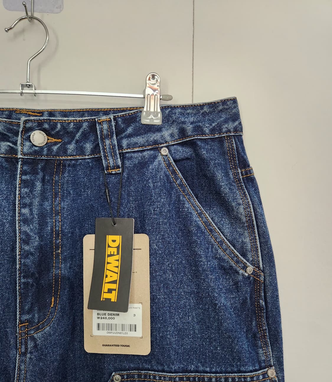 디월트 청바지 데님팬츠 36인치 새거 상품이미지7