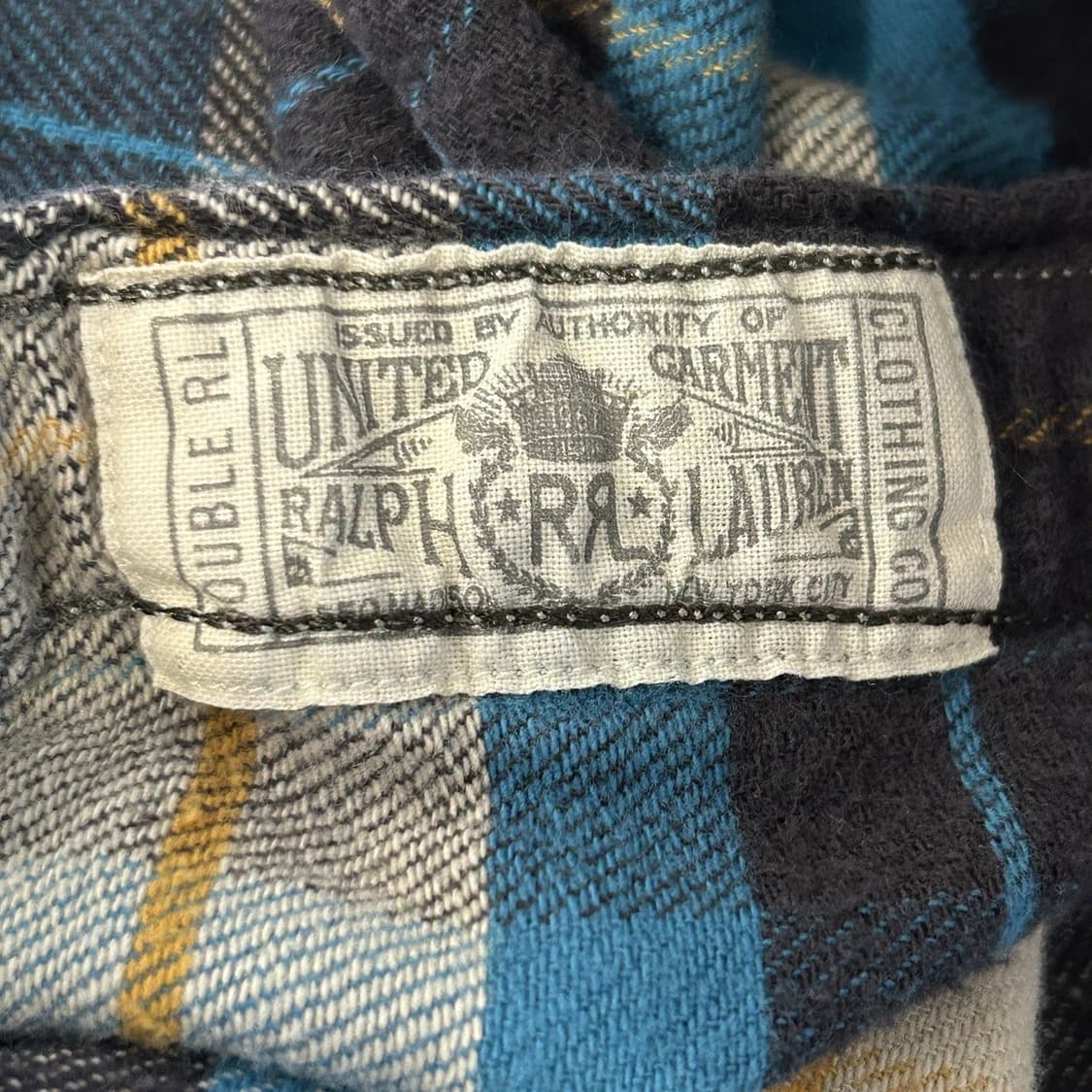 RRL 더블알엘 플레이드 플란넬 워크셔츠 상품이미지5