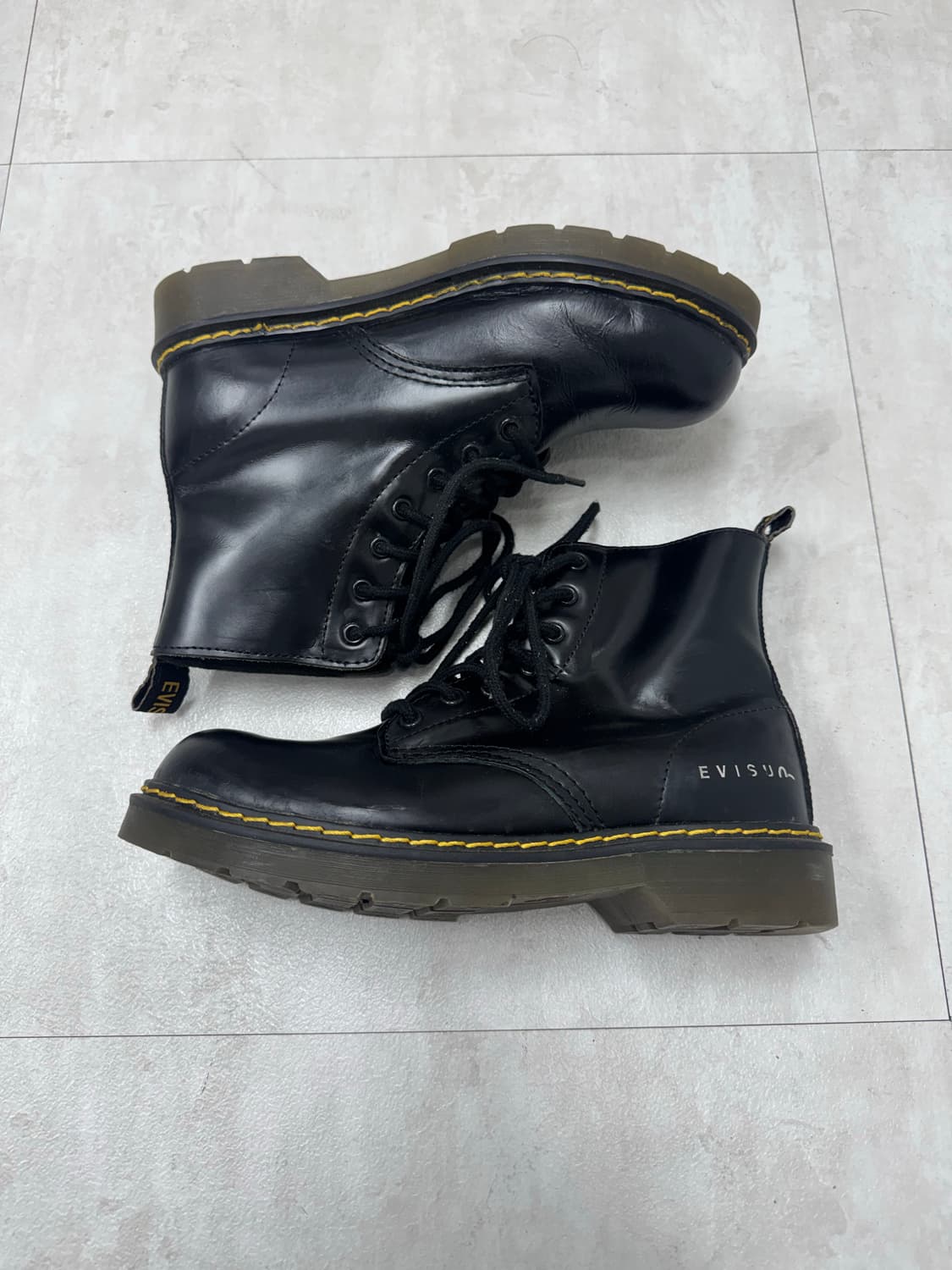 •에비수 레더 8홀 워커 부츠 상품이미지3