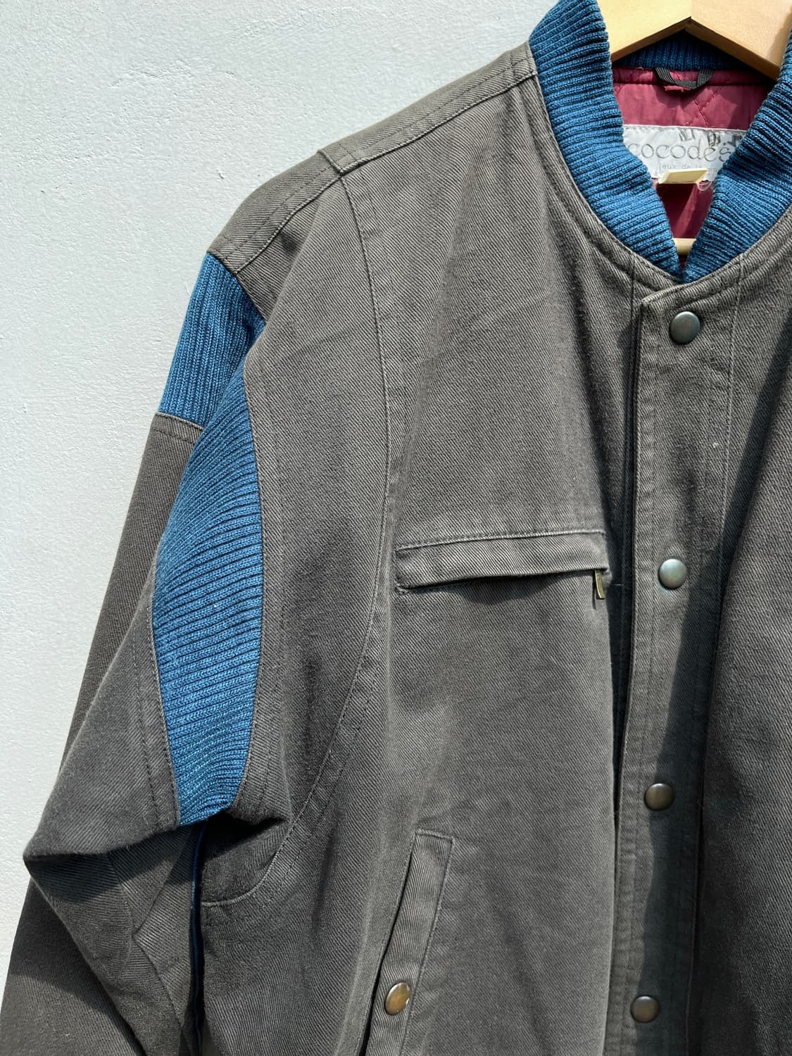 grunge sports snap bomber 상품이미지3