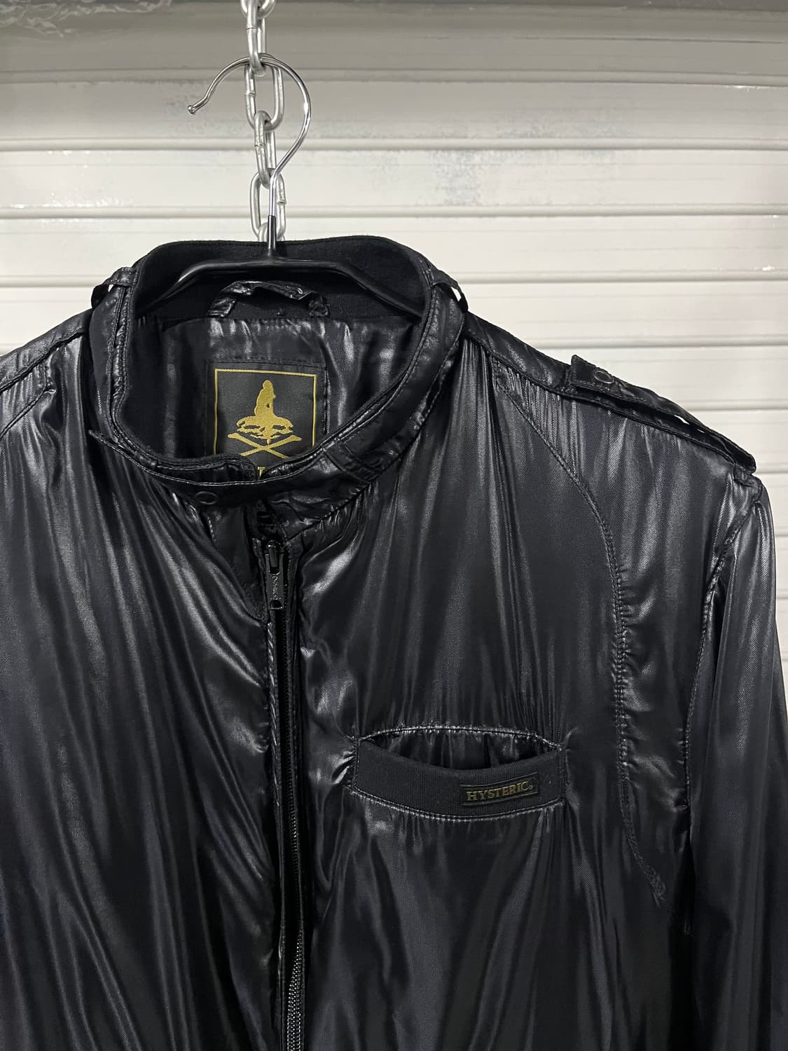 00s Hysteric Glamour nylon biker jacket 상품이미지8