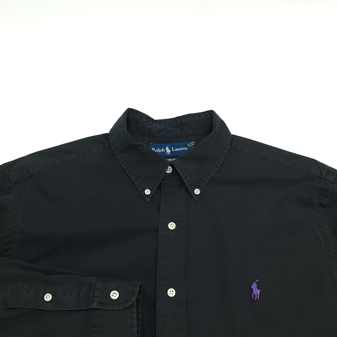 Co997 XL 폴로 랄프로렌 블랙 긴팔 셔츠 남방 상품이미지3