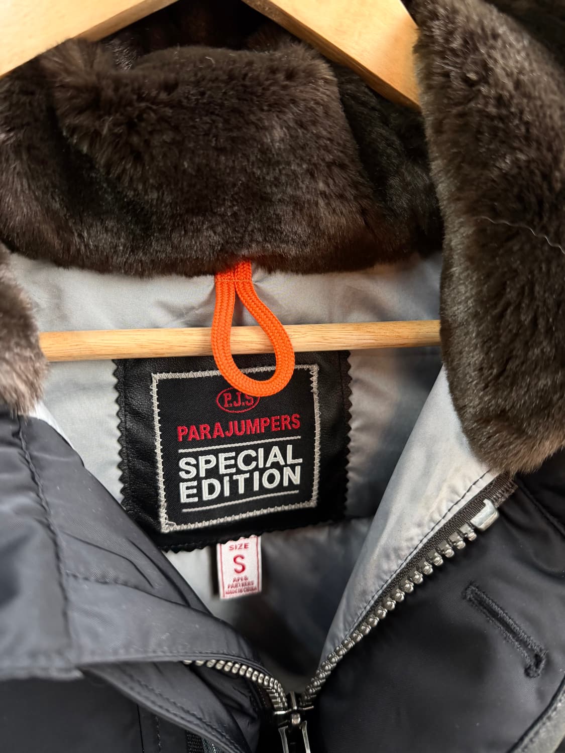 S/ 파라점퍼스 스페셜에디션 고트레더 리얼퍼 패딩점퍼 상품이미지5