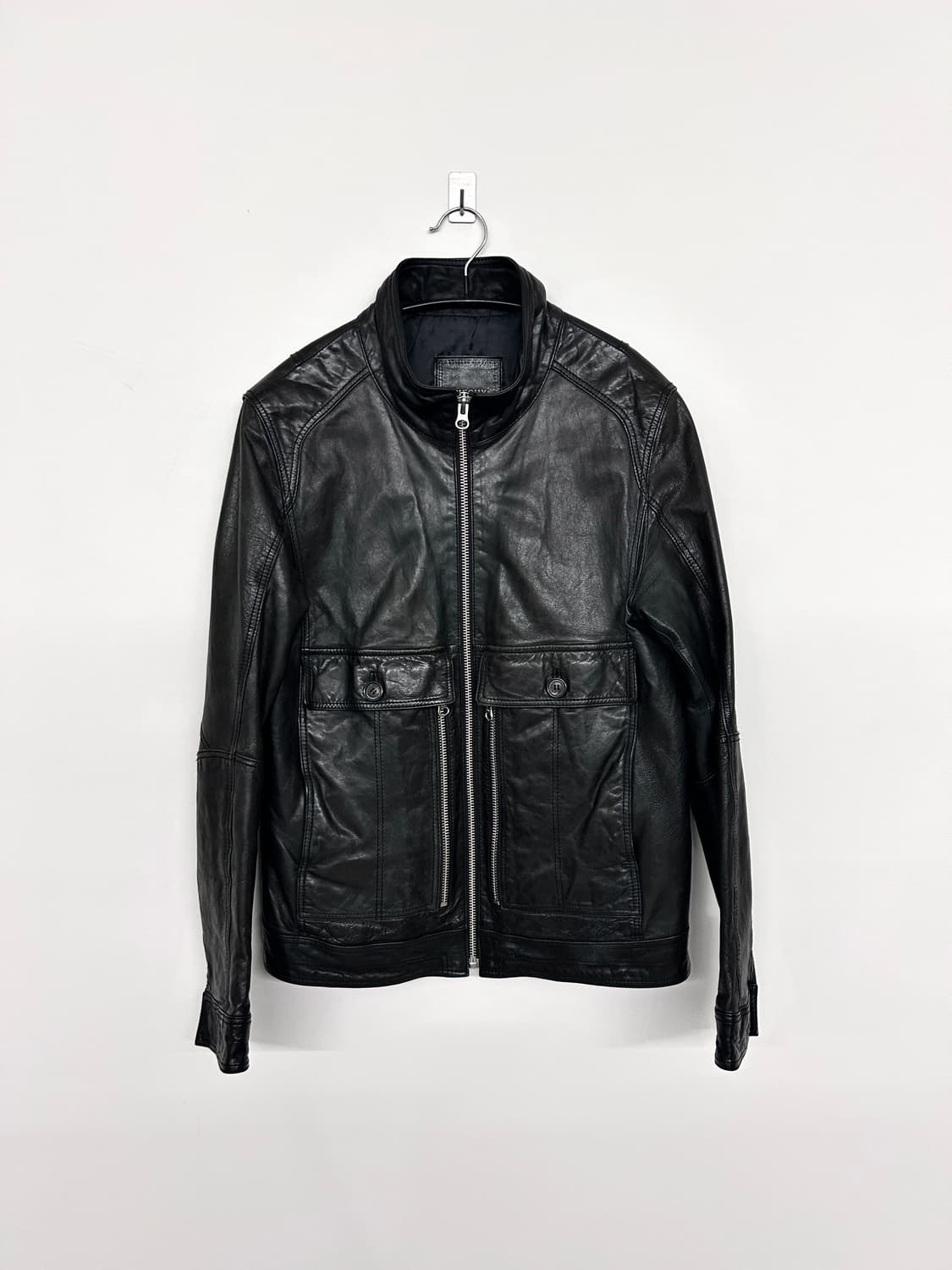 더블 빅 포켓 램스킨 자켓 상품이미지3