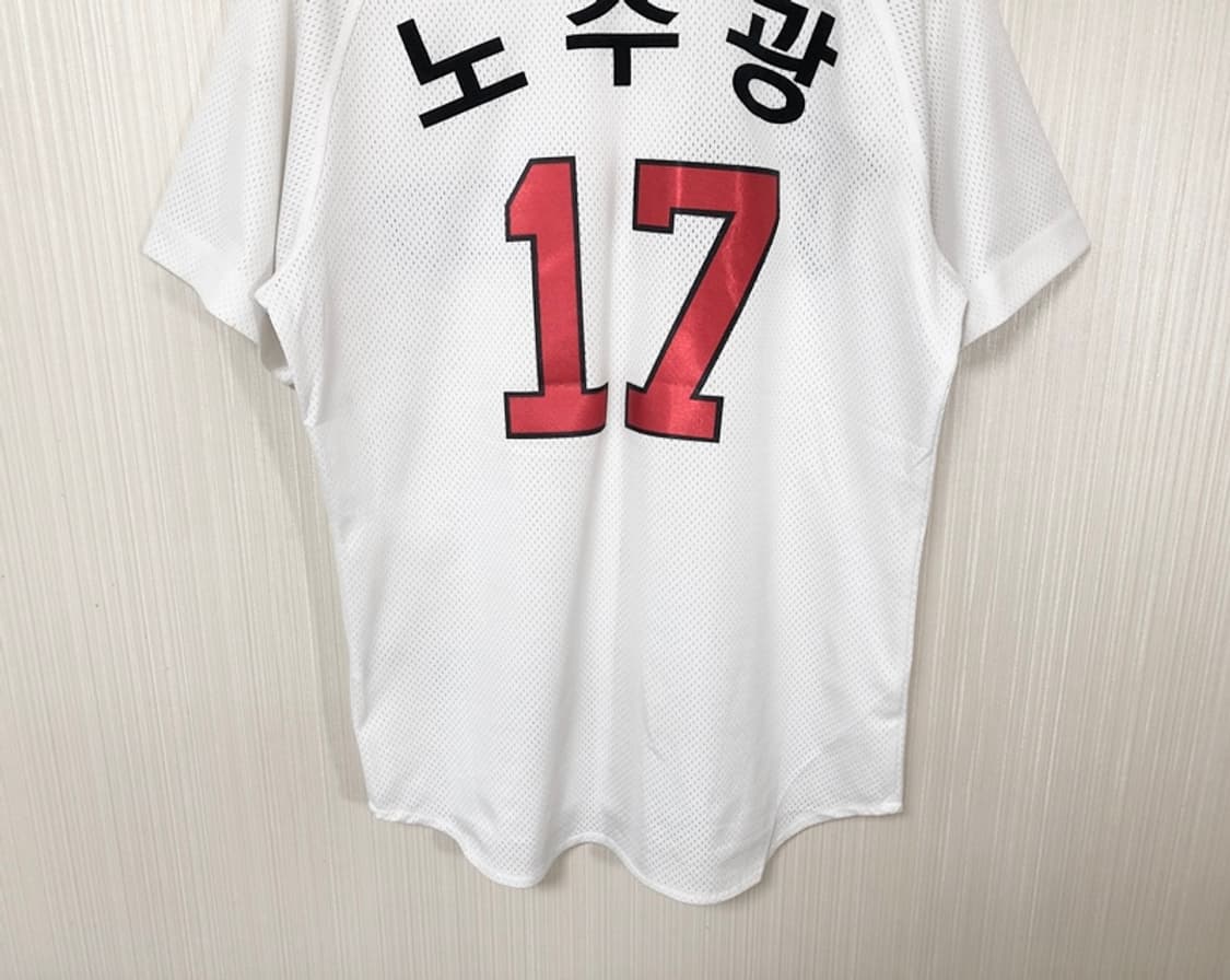 KBO SK와이번스 18시즌 홈유니폼/져지 M(95) #17 노수광 상품이미지10