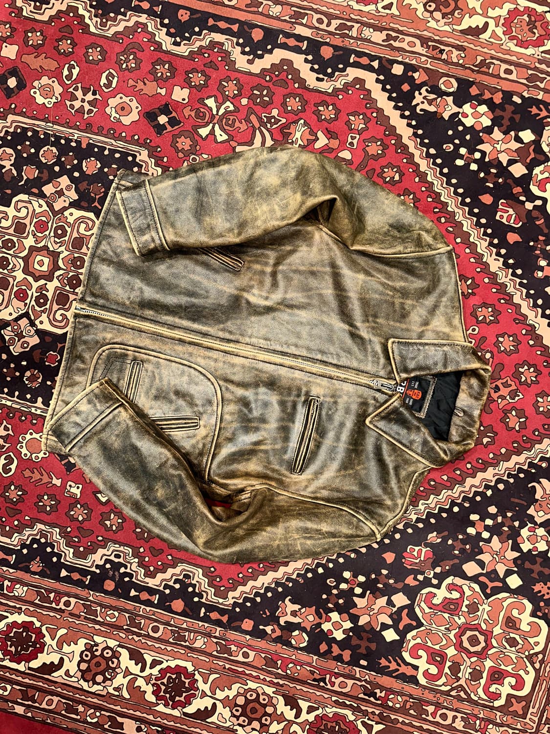 ( L-XL ) RBC 가죽자켓 푸퍼자켓 봄버자켓 바이커자켓 라이더자켓 상품이미지6