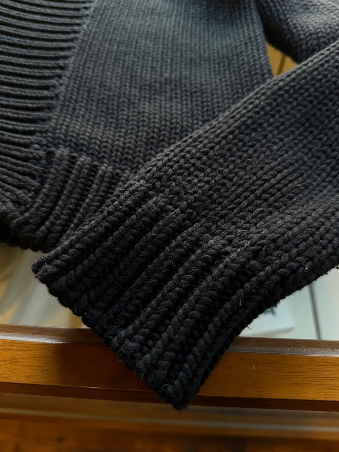 버버리 블랙라벨 숄칼라 가디건 100 상품이미지5