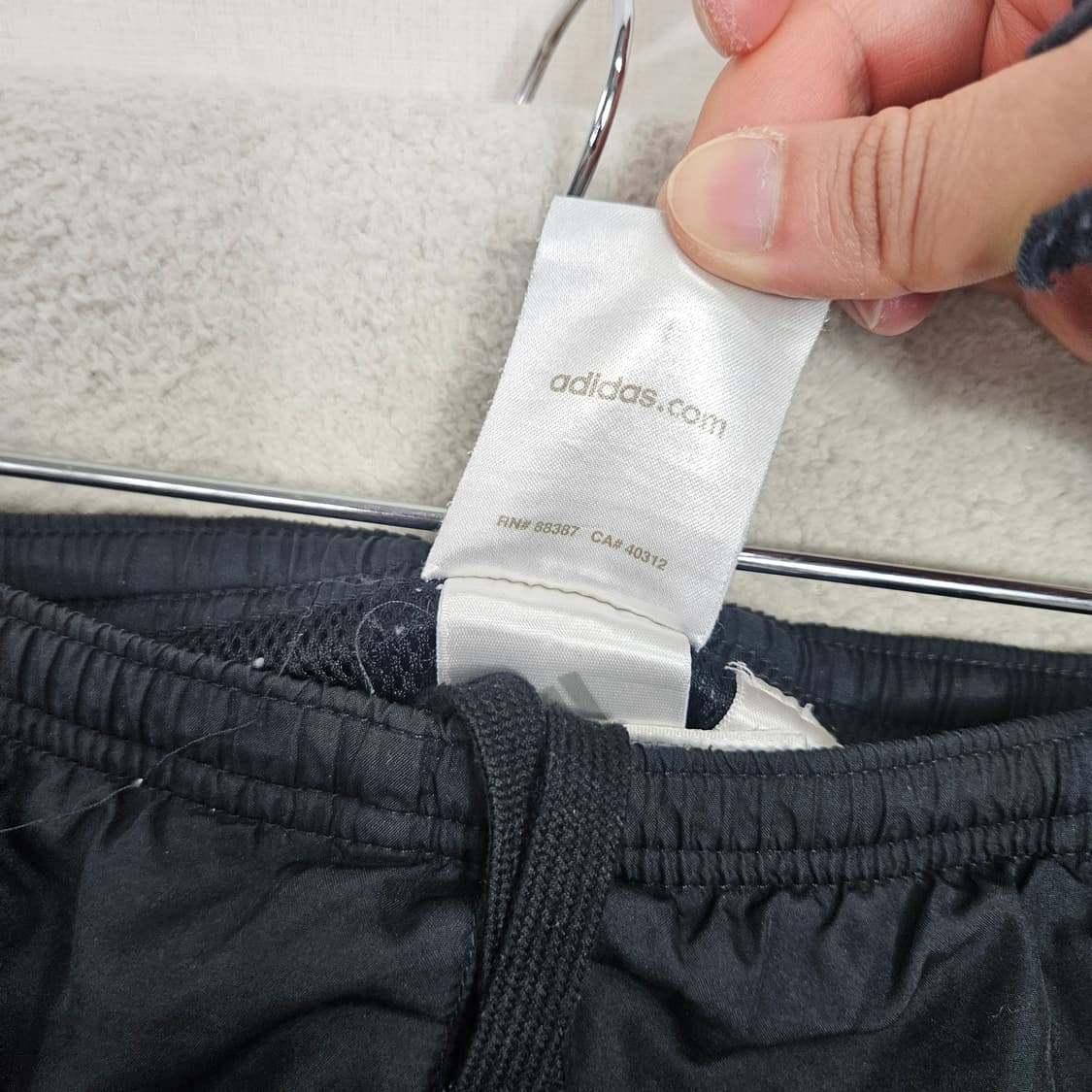 아디다스 삼선 츄리닝 바지 블랙 상품이미지5