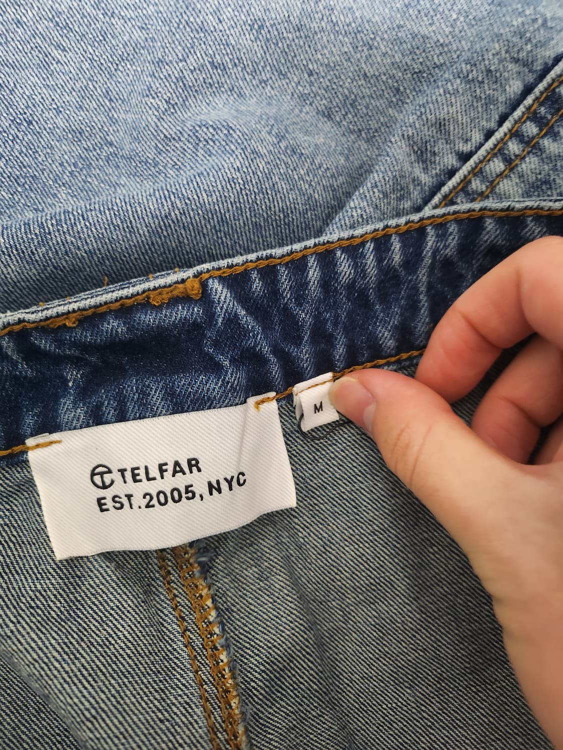 텔파 배기 데님 상품이미지3