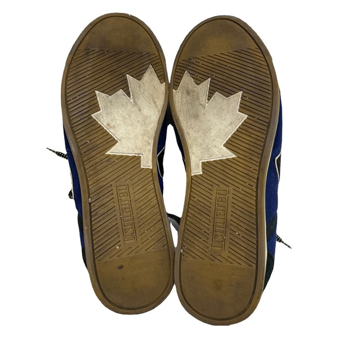 디스퀘어드2 로우탑 스웨이드 스니커즈 블루/브라운 41 상품이미지8