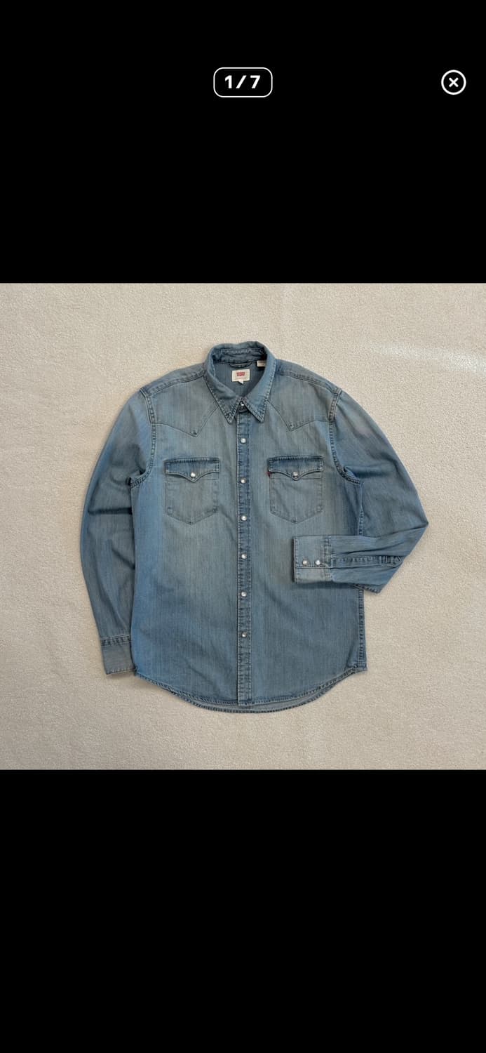 리바이스 웨스턴 셔츠 상품이미지1