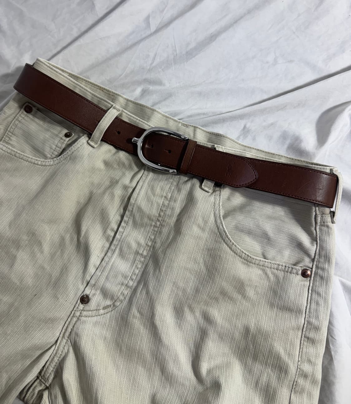 폴로랄프로렌 레더 벨트 상품이미지1