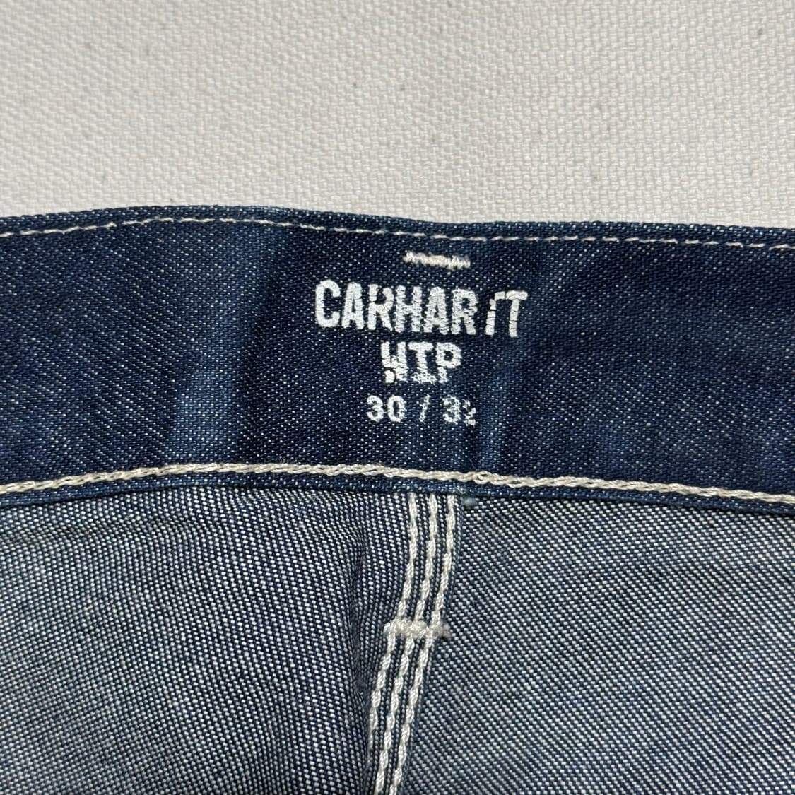 30/32 칼하트 wip 데님 팬츠 상품이미지4