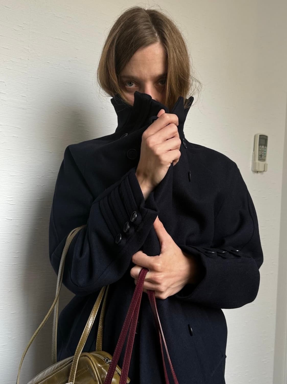 [S,M]팔로마울 Debo 코트/네이비 상품이미지1