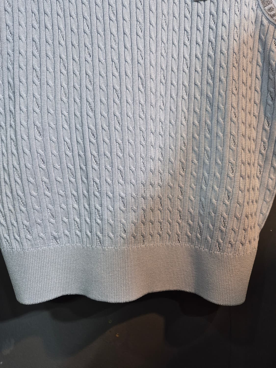 닥스 꽈배기 니트 조끼 100 상품이미지5