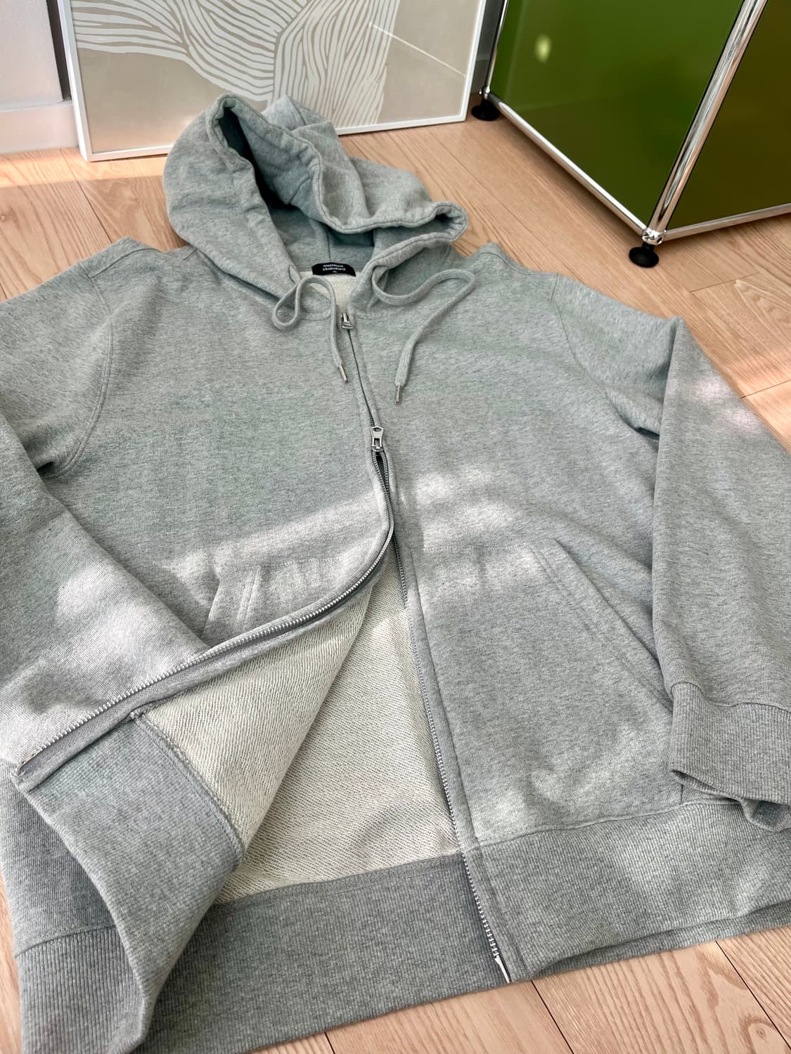 새제품))무신사 스탠다드 후드 집업 XL 사이즈 상품이미지6