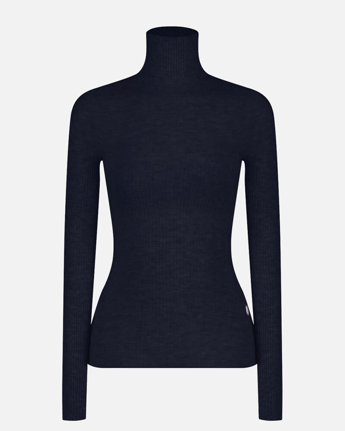 쥬키프 RIBBED HIGH-NECK TOP IN MIXED WOOL 상품이미지1