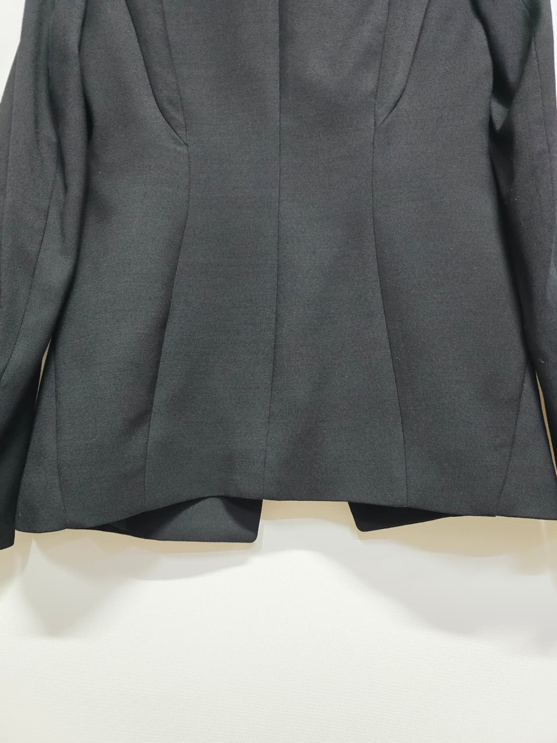 마인 블랙 이태리 노카라 자켓 여성 상품이미지7