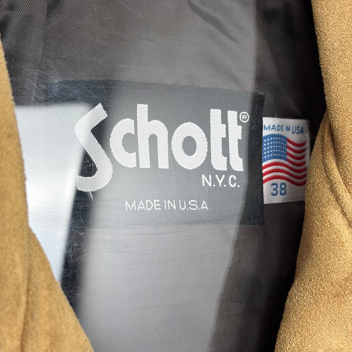 쇼트 스웨이드 가죽 랜치 코트 자켓 상품이미지3