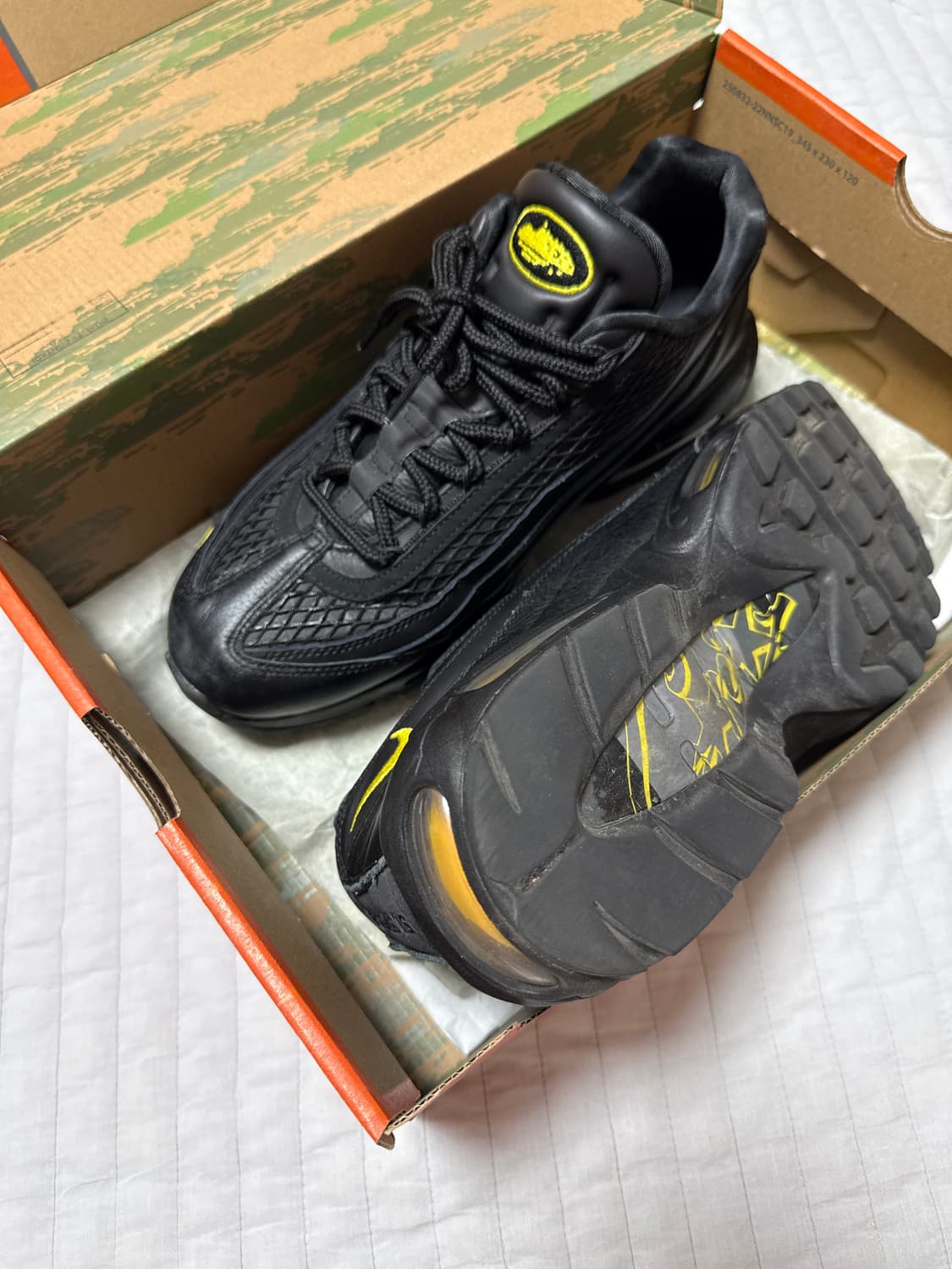 나이키 x 코르테이즈 에어맥스 95 허니블랙 상품이미지3