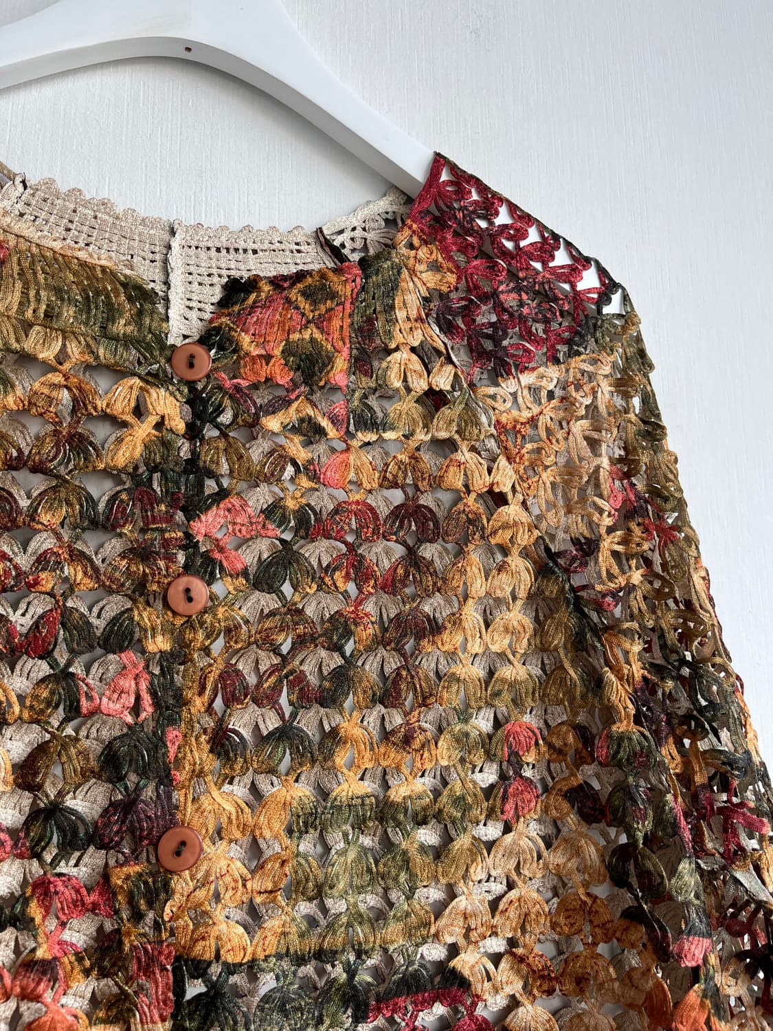 Lasco linas 멀티 크로쉐 가디건 상품이미지4