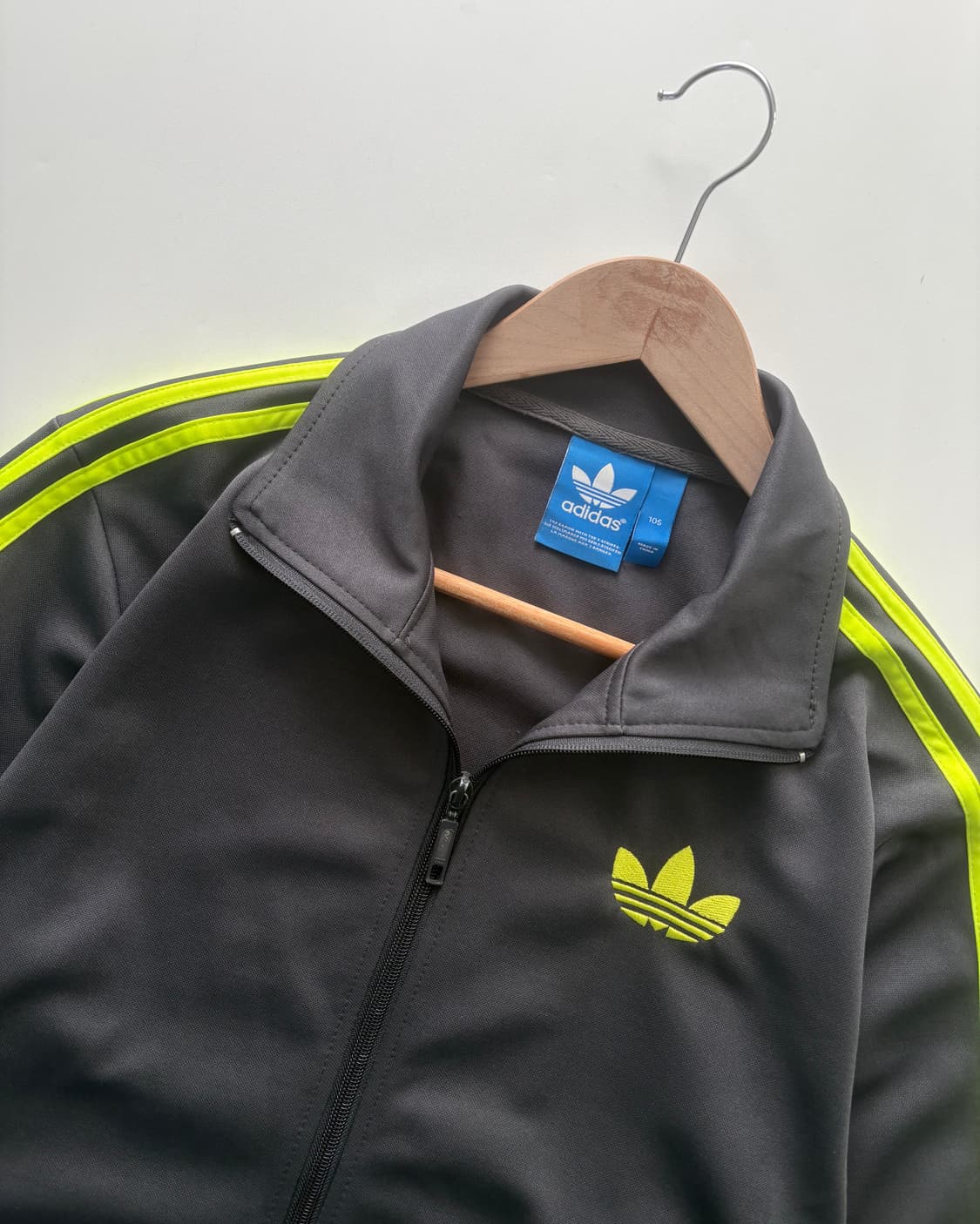 Adidas 아디다스 그레이/라임 파이어버드 트랙탑 상품이미지5