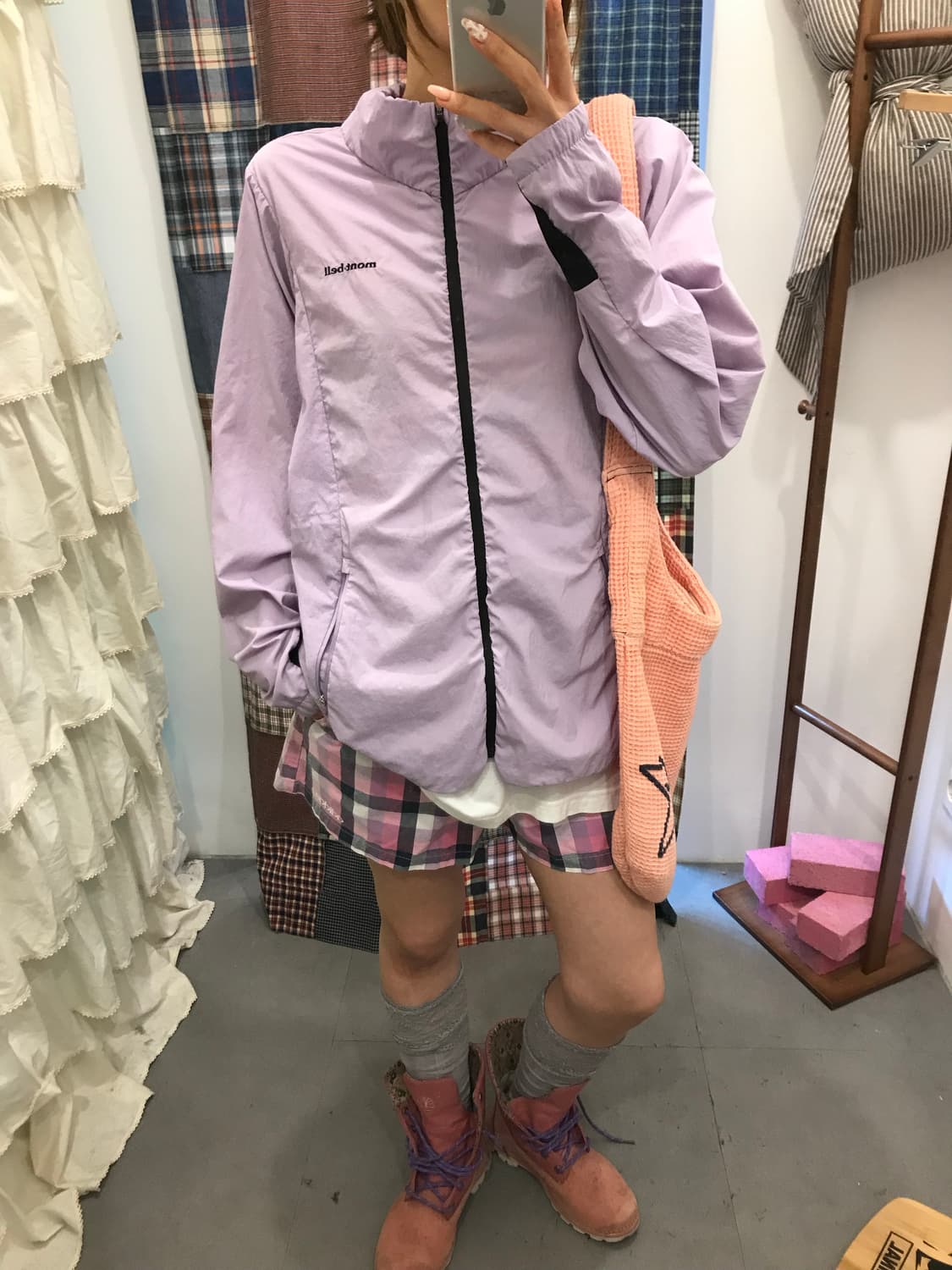 몽벨 연보라 바람막이 상품이미지3