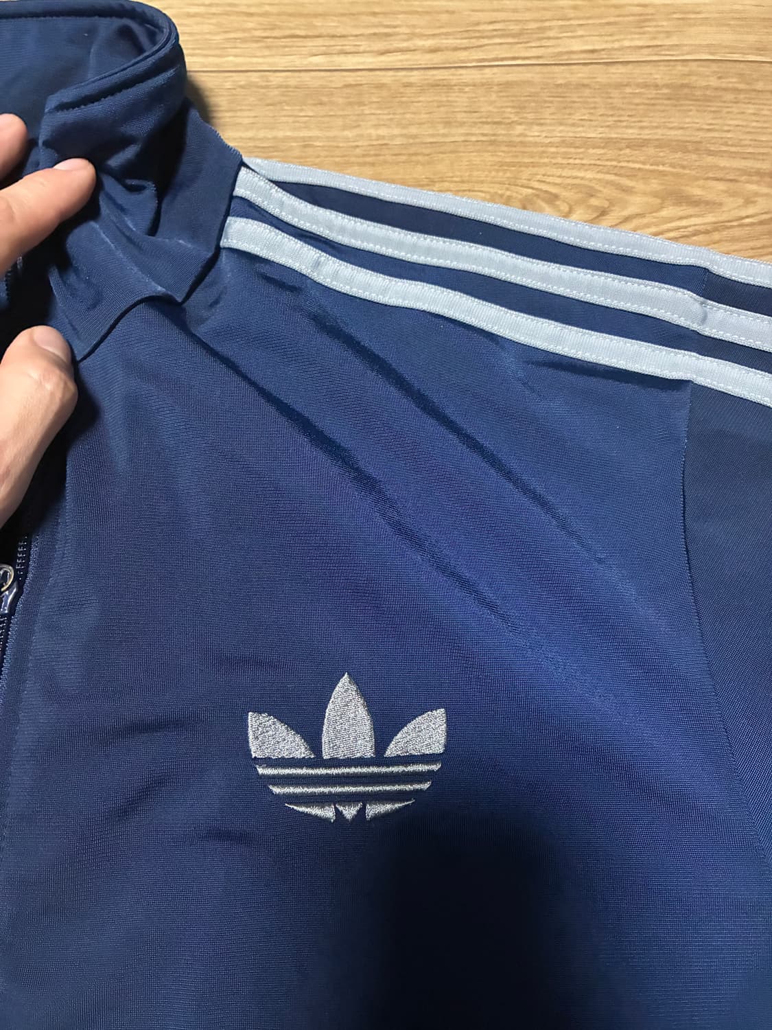 100) 아디다스 오리지널 트랙탑 네이비 그레이 상품이미지3