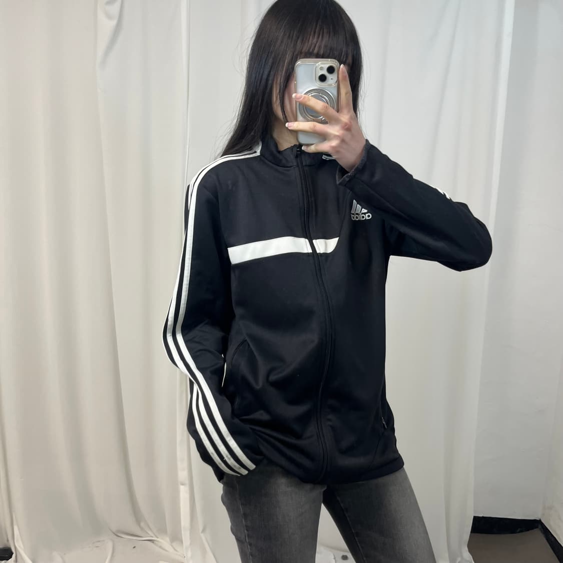 Adidas Black Track Jacket  상품이미지2