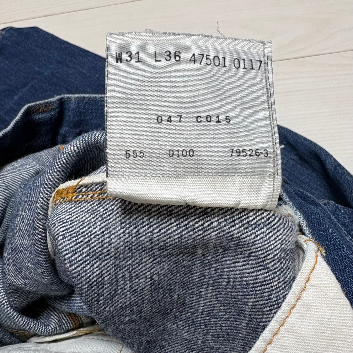 [31] 00s 리바이스 501 발렌시아제 USA 데님 청바지 상품이미지4