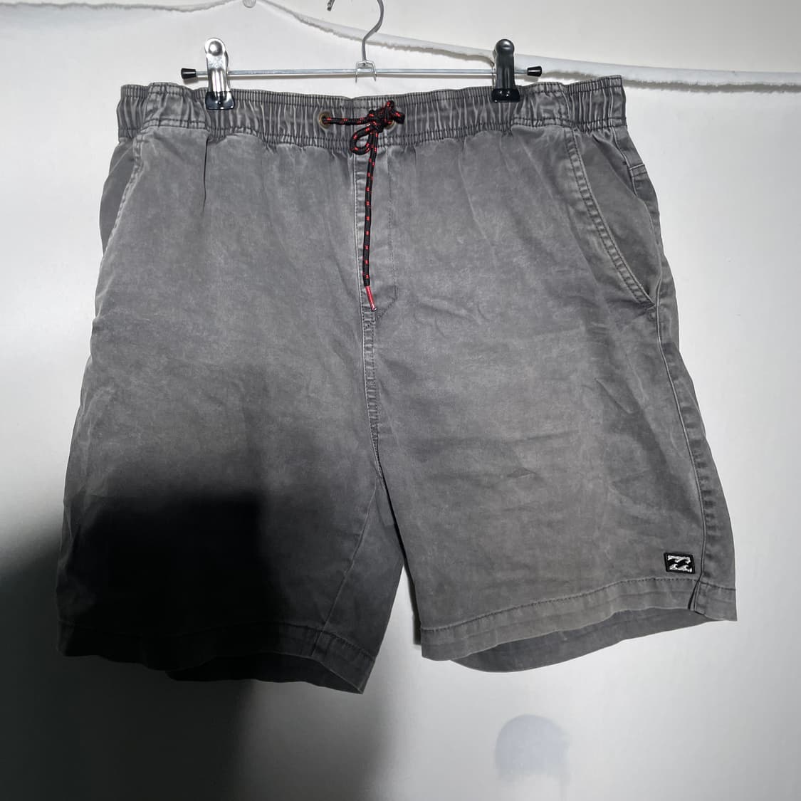 32인치)빌라봉 피그먼트 허리밴딩 스판 반바지 상품이미지2