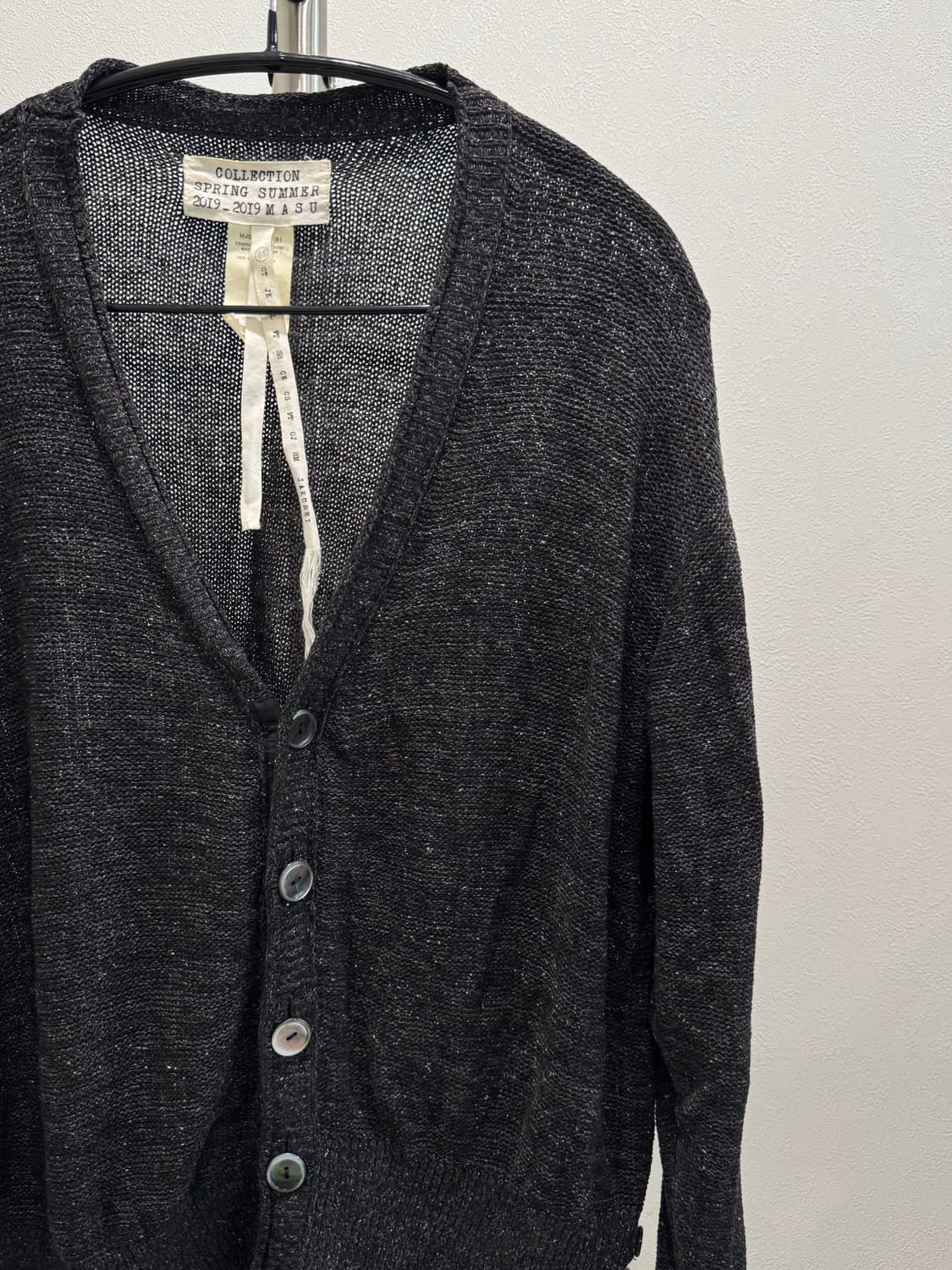마수 19ss 실크 크롭 스페이스 가디건 상품이미지3