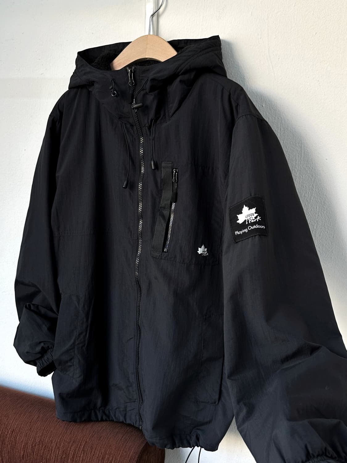 Inner fleece washed nylon utility parka 상품이미지1