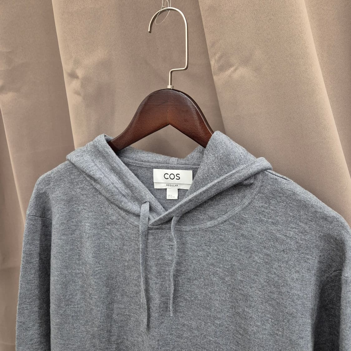 코스 드로스트링 니트 후드 XL 상품이미지2