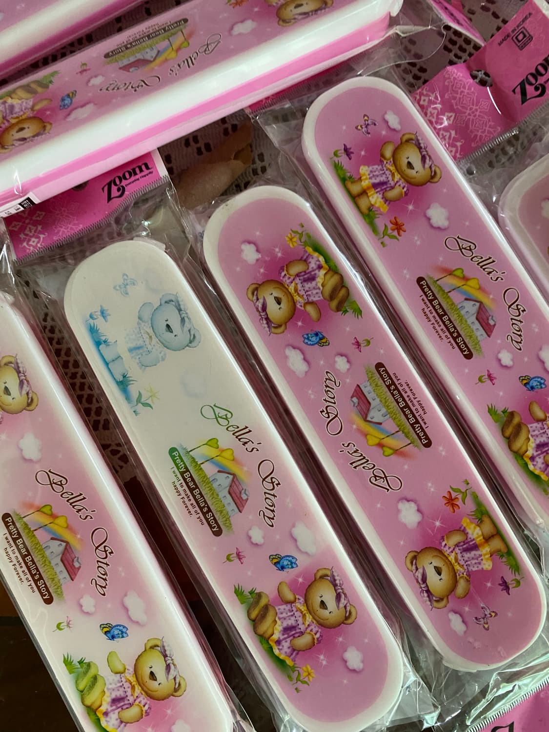 곰돌이 수저통 10개 상품이미지2