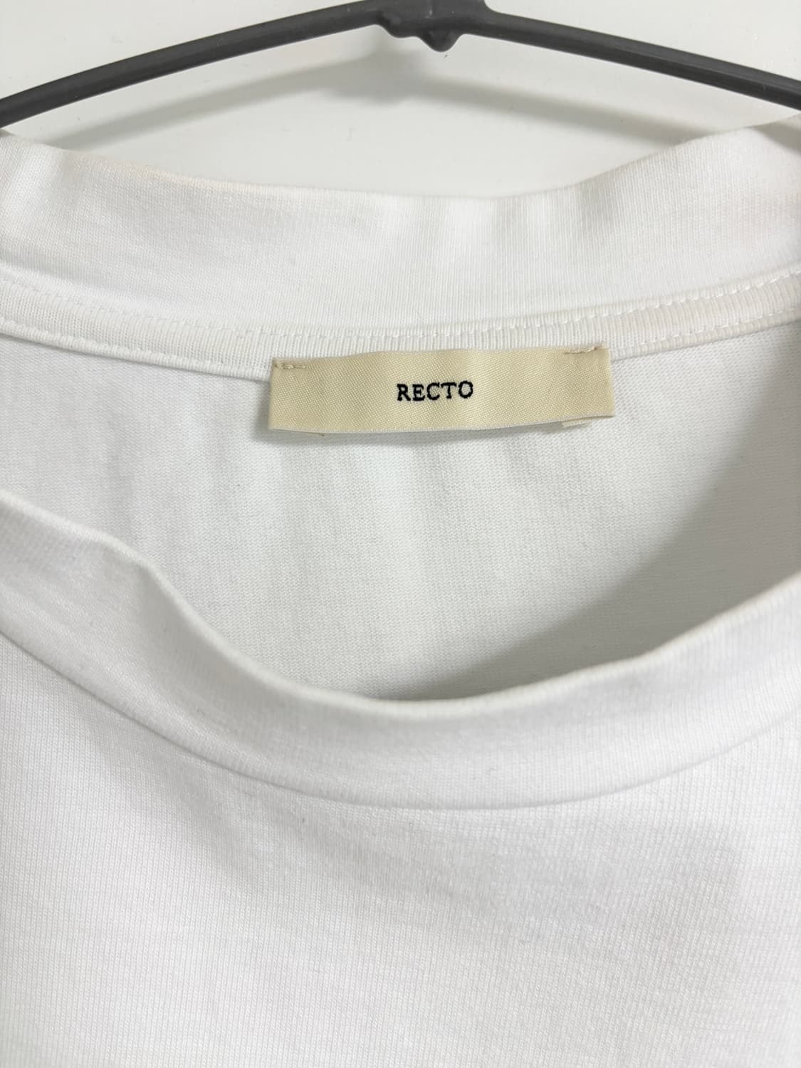렉토 자수로고 반팔 티셔츠 S (100-105사이즈감) 상품이미지3