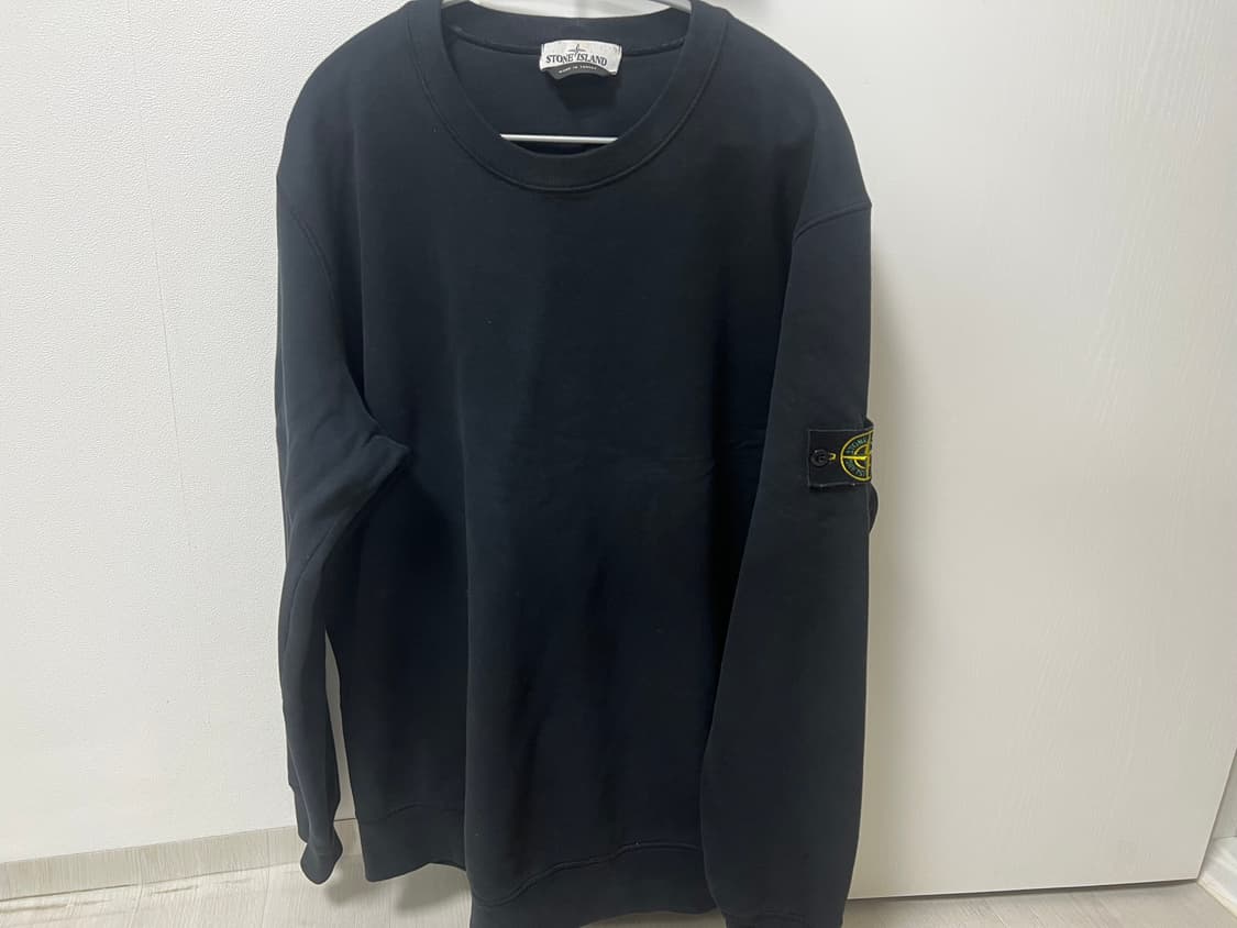 스톤아일랜드 블랙 맨투맨 xxl 20fw 상품이미지1