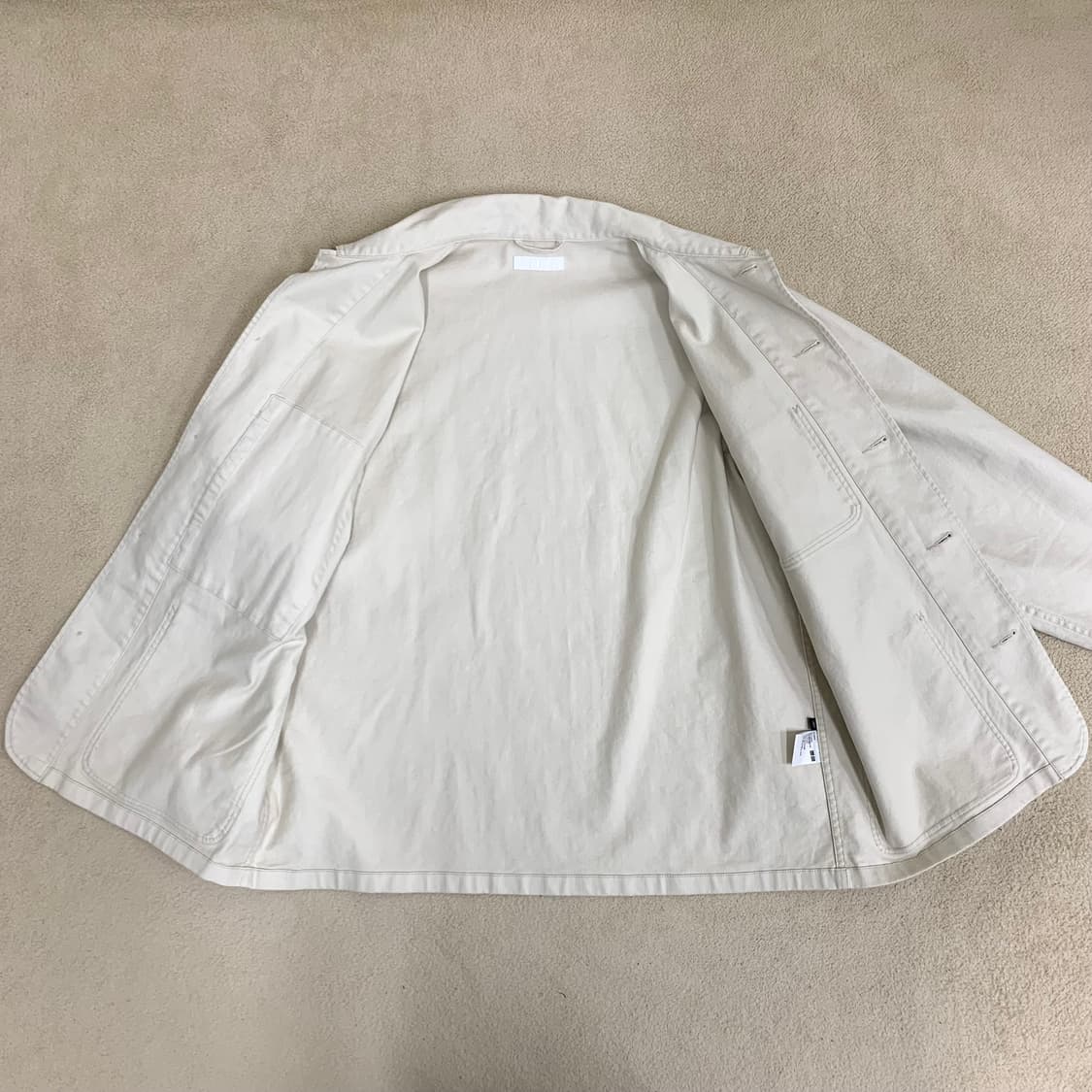 유니클로 유틸리티 자켓(XL/내추럴) 면자켓 봄자켓 워크자켓 상품이미지7