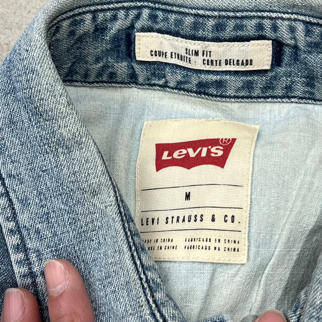 리바이스 워크 데님셔츠 s09856 상품이미지7