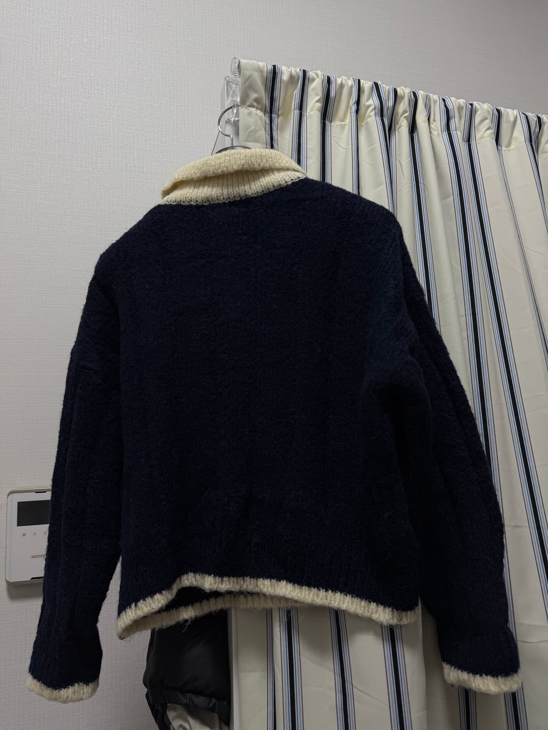 그로브 소프트 니트 네이비 상품이미지2