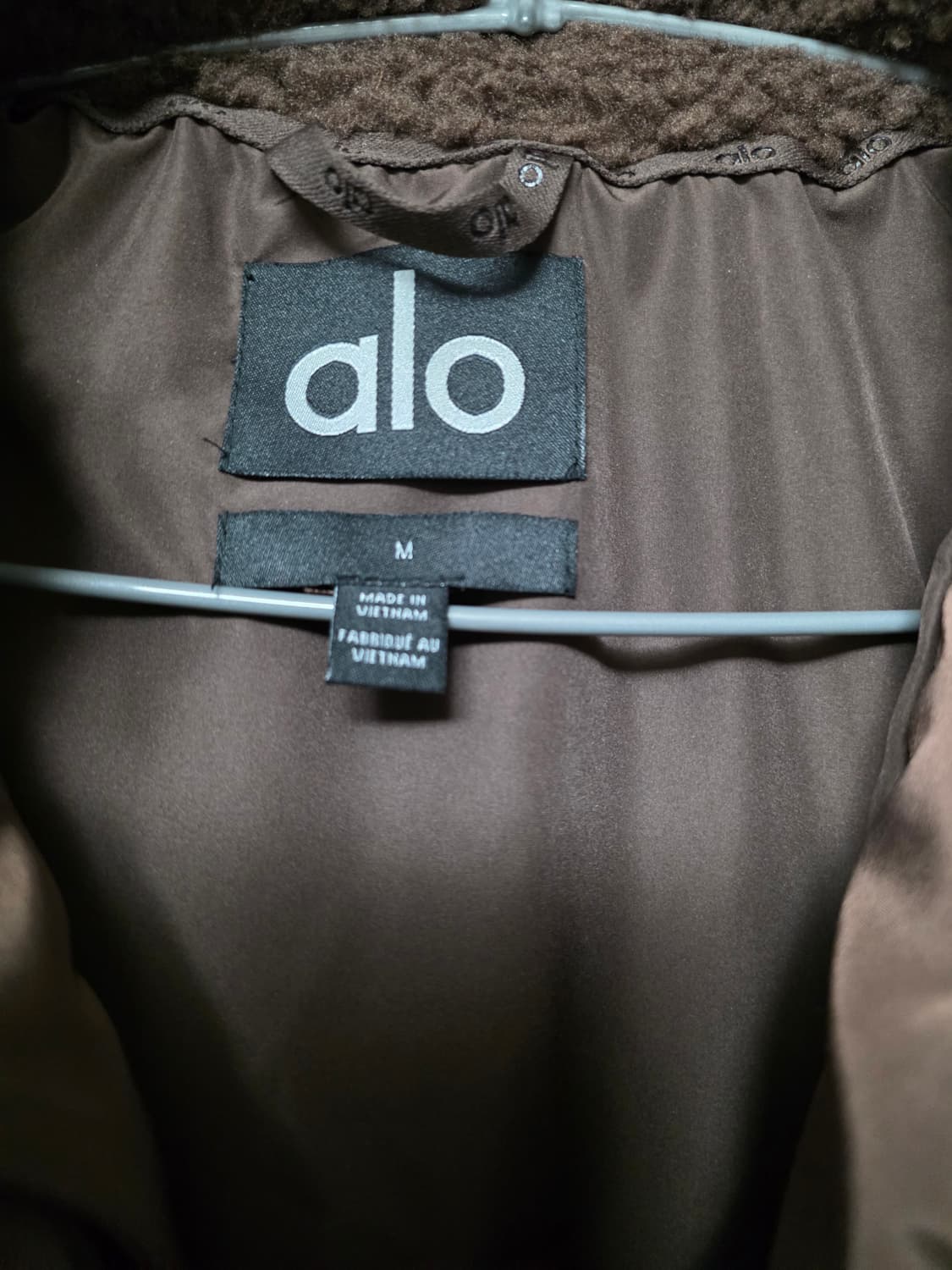 알로쉐르파브라운퀼팅배색뽀글이M 상품이미지6