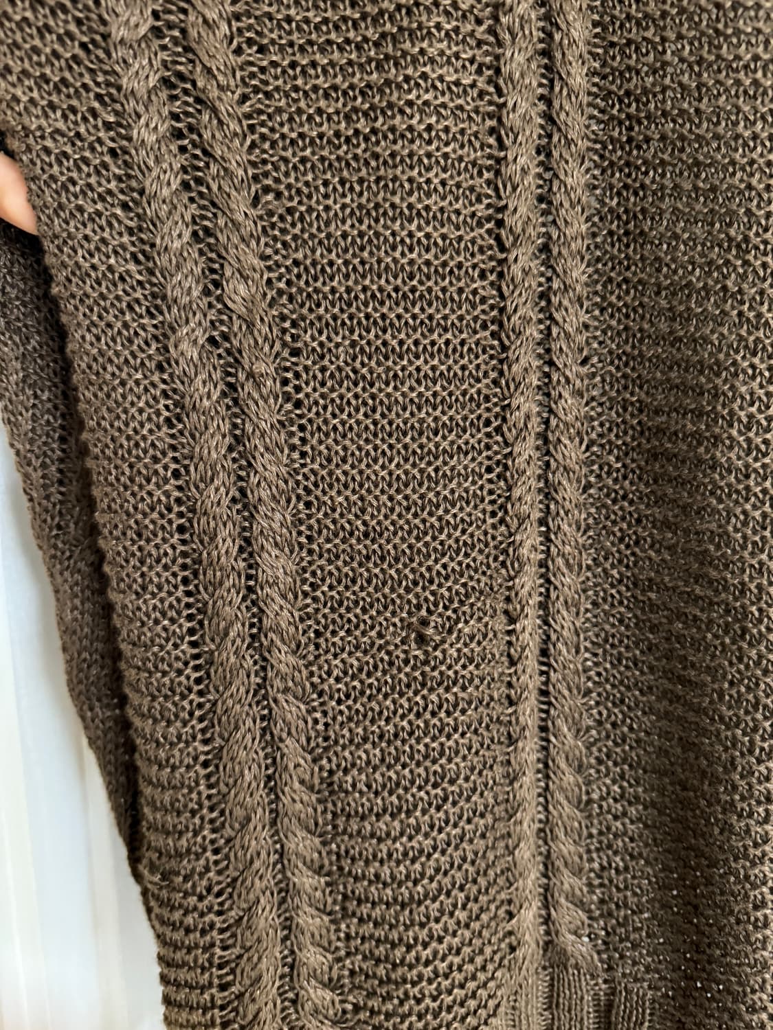 linen cable knit 상품이미지6