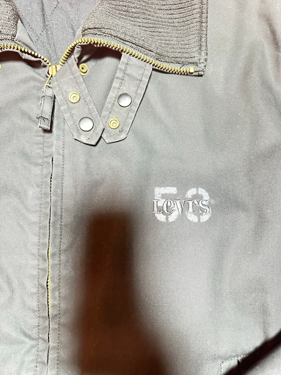 리바이스 레드탭 블랙 코튼 봄버 자켓 L 상품이미지3