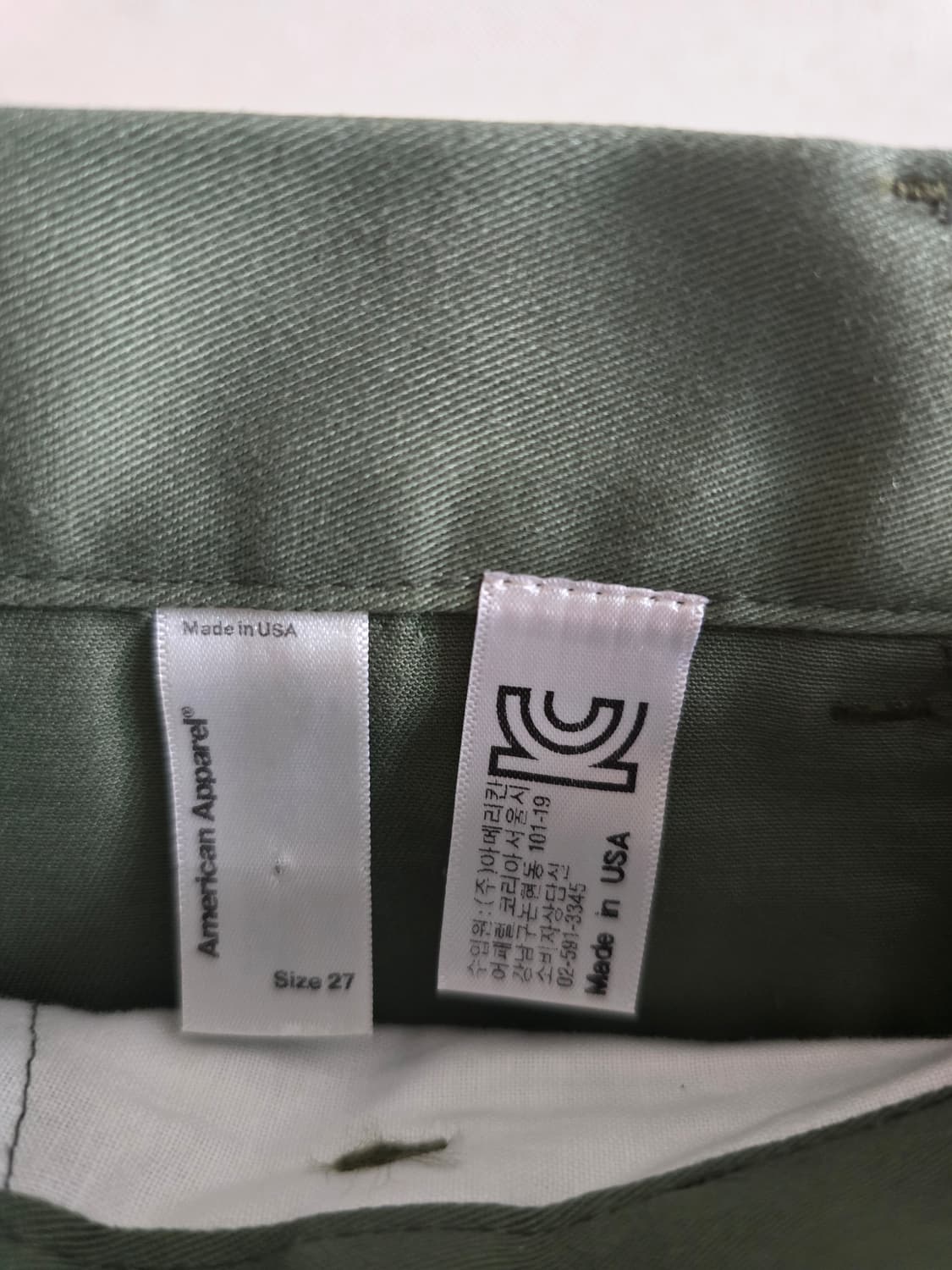 American Apparel 코튼 쇼츠 made in USA 상품이미지3