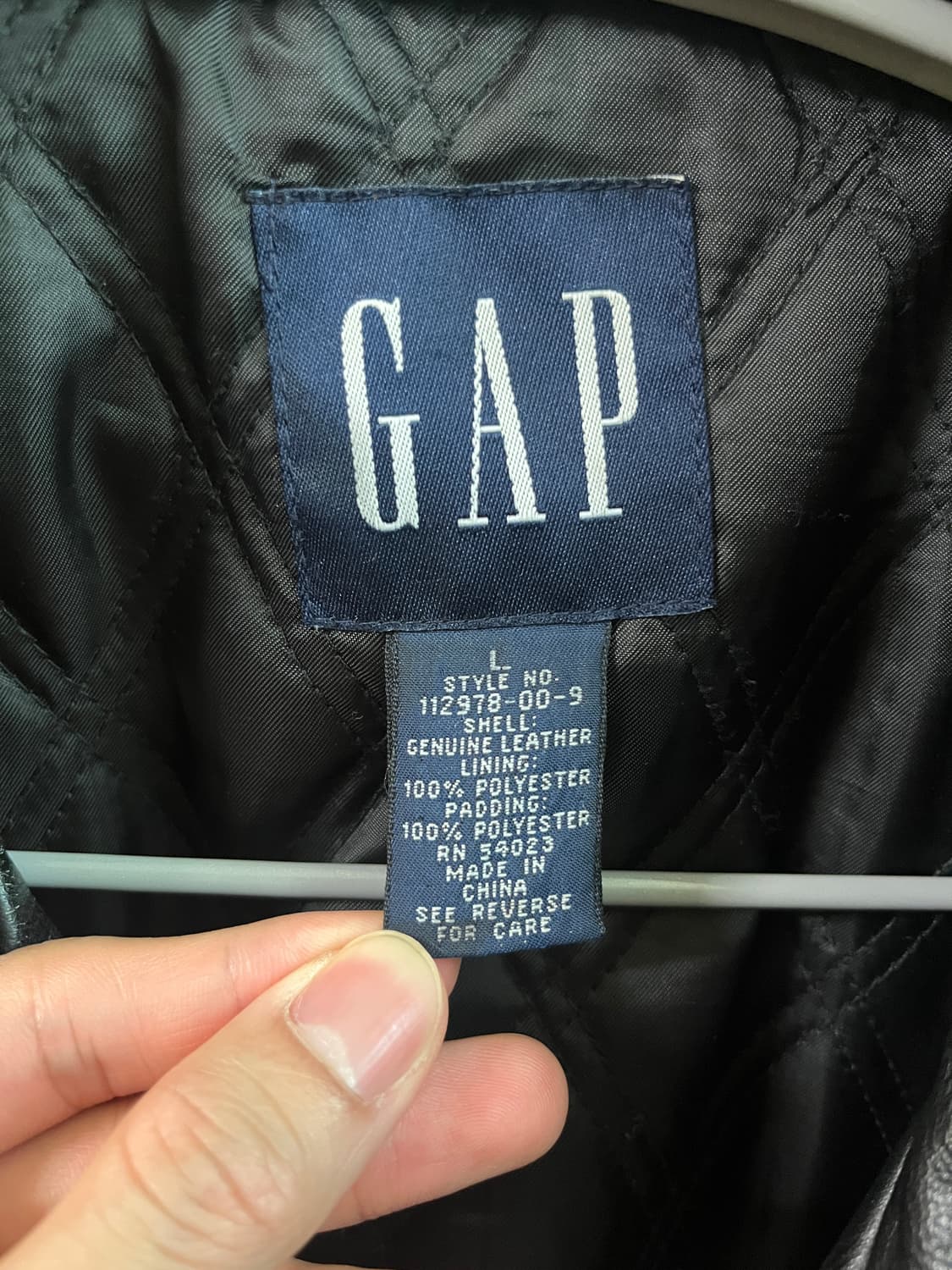 [Gap] 올드갭 레더 자켓 상품이미지3